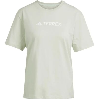 ADIDAS Terrex W TX LOGO TEE - T-shirt - groen - Sportieve stijl ADIDAS Terrex W TX LOGO TEE - T-shirt - groen - Sportieve stijl