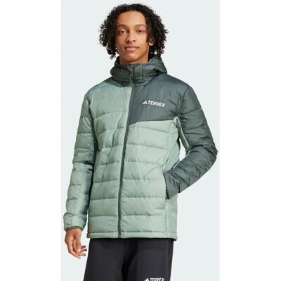 Kurtka z kapturem Terrex Multi Light Down - Zielona - Lekka i Ciepła Kurtka z kapturem Terrex Multi Light Down - Zielona - Lekka i Ciepła