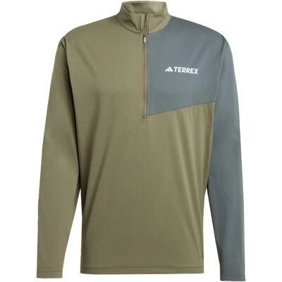 adidas Maglietta a maniche lunghe Climacool 1/2 con zip - Verde adidas Maglietta a maniche lunghe Climacool 1/2 con zip - Verde