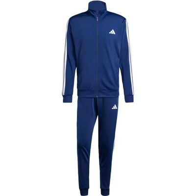 adidas Tuta Sportiva Basic 3-Stripes Tricot - Blu - Abbigliamento sportivo adidas Tuta Sportiva Basic 3-Stripes Tricot - Blu - Abbigliamento sportivo