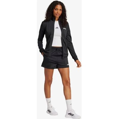 adidas Essentials Linear zwart dames tracksuit - Kleding adidas Essentials Linear zwart dames tracksuit - Kleding