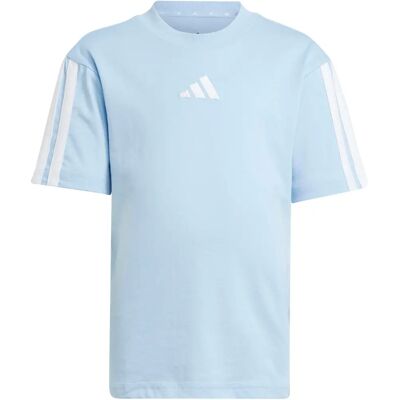 Adidas LK 3S TEE 160 - T-Shirt, Blau/Weiß, Kinder 110 Adidas LK 3S TEE 160 - T-Shirt, Blau/Weiß, Kinder 110