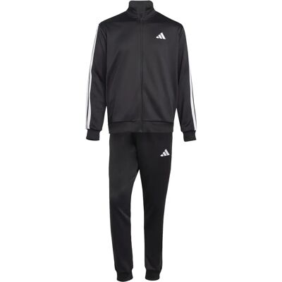 Adidas Herren Tracksuit - French Terry - Schwarz - XL - Sportswear Basic 3-Streifen Adidas Herren Tracksuit - French Terry - Schwarz - XL - Sportswear Basic 3-Streifen