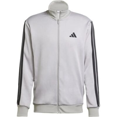 Γκρι σετ αθλητικής φόρμας adidas - French Terry, 3 ρίγες, ανακυκλωμένο υλικό Γκρι σετ αθλητικής φόρμας adidas - French Terry, 3 ρίγες, ανακυκλωμένο υλικό