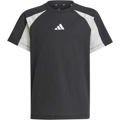 Maglietta per Bambini in Cotone con Blocchi di Colore - Adidas Sportiva Maglietta per Bambini in Cotone con Blocchi di Colore - Adidas Sportiva