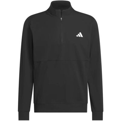 Sweatshirt adidas Ultimate365 Tour Quarter-Zip - Noir - Golf - Publicité Sweatshirt adidas Ultimate365 Tour Quarter-Zip - Noir - Golf - Publicité