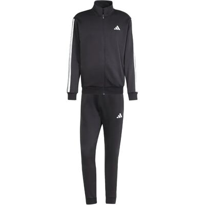adidas M 3S FL TT TS Zwart Trainingspak - Sportkleding adidas M 3S FL TT TS Zwart Trainingspak - Sportkleding