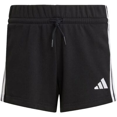 Adidas Kinder Shorts - Recyceltes French Terry - Schwarz/Weiß Adidas Kinder Shorts - Recyceltes French Terry - Schwarz/Weiß