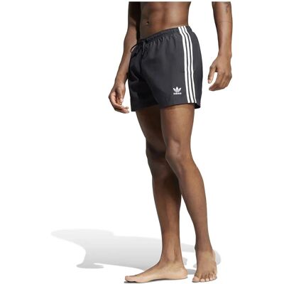 adidas Adicolor 3-Streifen 5-Zoll Schwimmshorts - Schwarz - Schwimmshorts adidas Adicolor 3-Streifen 5-Zoll Schwimmshorts - Schwarz - Schwimmshorts