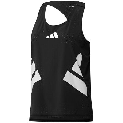 adidas Adizero Road to Records Singlet - Vrouwen - Zwart adidas Adizero Road to Records Singlet - Vrouwen - Zwart