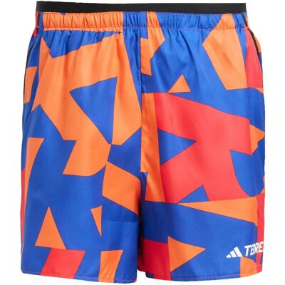 pantalones cortos estampados adidas Terrex Multi Light - Azul - Senderismo y correr pantalones cortos estampados adidas Terrex Multi Light - Azul - Senderismo y correr