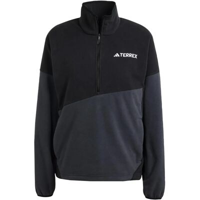 adidas Anorak in pile Multi Climawarm Nero - Abbigliamento esterno adidas Anorak in pile Multi Climawarm Nero - Abbigliamento esterno