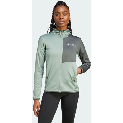 adidas Xperior Climawarm Ελαφρύ φλις με κουκούλα - Γυναίκα - Πράσινο - Φούτερ adidas Xperior Climawarm Ελαφρύ φλις με κουκούλα - Γυναίκα - Πράσινο - Φούτερ