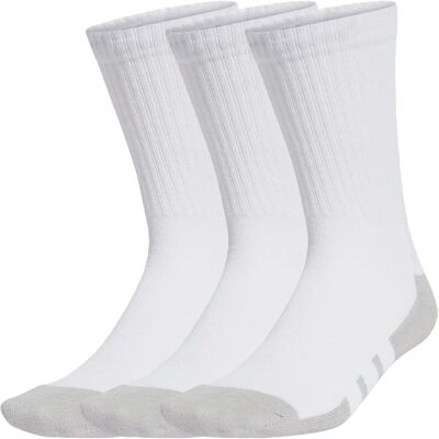 adidas Essentials CLIMACOOL Crew Socks - White adidas Essentials CLIMACOOL Crew Socks - White