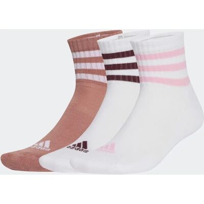 adidas 3-Strepen GEPOLSTERDE Sportswear Sokken - Wit adidas 3-Strepen GEPOLSTERDE Sportswear Sokken - Wit