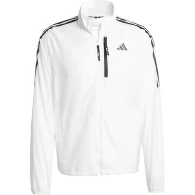 Giacca adidas Own the Run 3-Stripes Bianca - Corsa Giacca adidas Own the Run 3-Stripes Bianca - Corsa