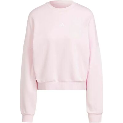 Adidas Dames Sweatshirt Essentials Small Logo - Roze/Wit - M Adidas Dames Sweatshirt Essentials Small Logo - Roze/Wit - M