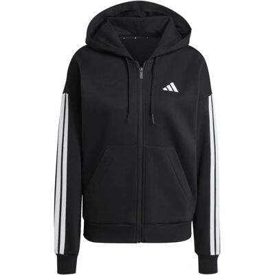 adidas W 3S FL FZ HD - Bluza z kapturem - Kurtka fleece adidas W 3S FL FZ HD - Bluza z kapturem - Kurtka fleece
