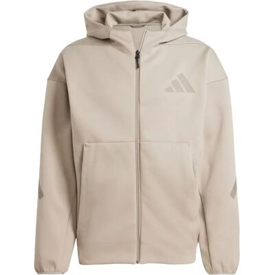 adidas Z.N.E. Μπουφάν με κουκούλα και φερμουάρ - Μπεζ - Αθλητικό μπουφάν adidas Z.N.E. Μπουφάν με κουκούλα και φερμουάρ - Μπεζ - Αθλητικό μπουφάν