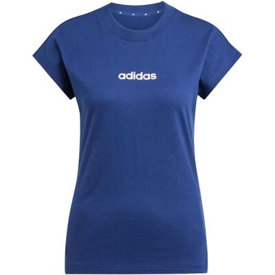 adidas Blaue Baumwoll-T-Shirt - Lässig Sportlich adidas Blaue Baumwoll-T-Shirt - Lässig Sportlich