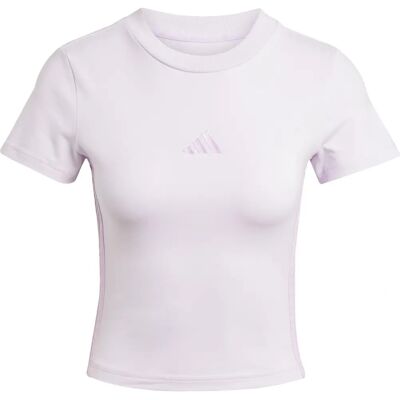 adidas Slim Baby 3-Streifen Hellrosa T-Shirt adidas Slim Baby 3-Streifen Hellrosa T-Shirt