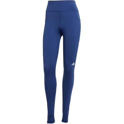 adidas Own the Run Blauwe Leggings - Vochtregulerend, Hoge Taille adidas Own the Run Blauwe Leggings - Vochtregulerend, Hoge Taille