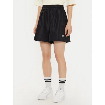 adidas Essentials Woven High-Waist Cargo Shorts - Czarny - Szorty adidas Essentials Woven High-Waist Cargo Shorts - Czarny - Szorty