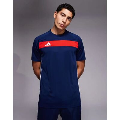 adidas Tiro 25 Essentials Blau Fußballtrikot - Sportbekleidung adidas Tiro 25 Essentials Blau Fußballtrikot - Sportbekleidung