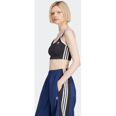 adidas Adicolor Top Bra a 3 Strisce - Donna - Nero adidas Adicolor Top Bra a 3 Strisce - Donna - Nero