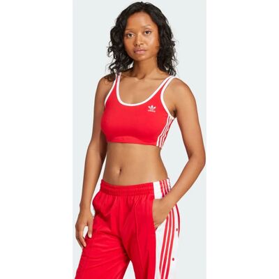 adidas Brassière Adicolor 3 Bandes - Rouge - Haut - Publicité adidas Brassière Adicolor 3 Bandes - Rouge - Haut - Publicité