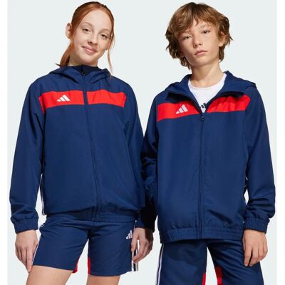 adidas Tiro 25 Essentials Sweat à Capuche Enfants - Bleu - Sweatshirt - Publicité adidas Tiro 25 Essentials Sweat à Capuche Enfants - Bleu - Sweatshirt - Publicité