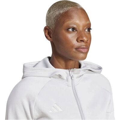 adidas Tiro 25 Full-Zip Hoodie - Dames - Grijs adidas Tiro 25 Full-Zip Hoodie - Dames - Grijs