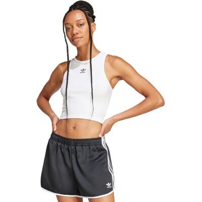adidas Essentials Rippstrick-Top - Weiß - Tanktop adidas Essentials Rippstrick-Top - Weiß - Tanktop