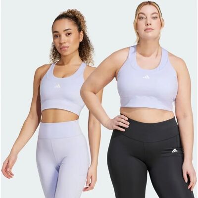 Soutien-gorge Run Pocket adidas - Moyen - Violet - Publicité Soutien-gorge Run Pocket adidas - Moyen - Violet - Publicité