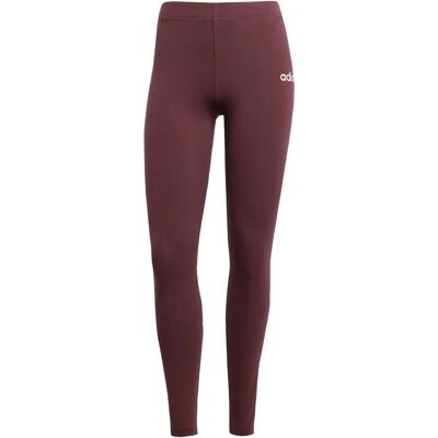 Legginsy z bawełny Essential Linear adidas - Kobieta - Czerwony Legginsy z bawełny Essential Linear adidas - Kobieta - Czerwony