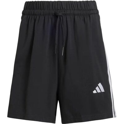 adidas Damen Shorts Essentials 3-Streifen Cotton - weiblich - SCHWARZ/WEISS adidas Damen Shorts Essentials 3-Streifen Cotton - weiblich - SCHWARZ/WEISS