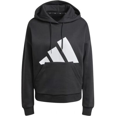 ADIDAS SPORTSWEAR W BL FL HD Damen Hoodie - Schwarz-Weiß ADIDAS SPORTSWEAR W BL FL HD Damen Hoodie - Schwarz-Weiß