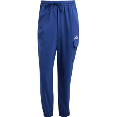 adidas Małe Logo Cargo Spodnie - Niebieskie adidas Małe Logo Cargo Spodnie - Niebieskie