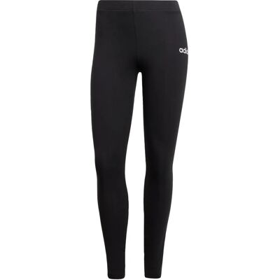 adidas Essentials Linear Cotton Leggings - Sort - Leggings adidas Essentials Linear Cotton Leggings - Sort - Leggings