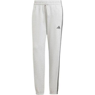 adidas JD5310 Grå French Terry Joggingbukser med Ribbede Manchetter - Bukser adidas JD5310 Grå French Terry Joggingbukser med Ribbede Manchetter - Bukser