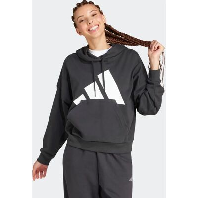 adidas Big Logo French Terry Hoodie - Schwarz - Hoodie adidas Big Logo French Terry Hoodie - Schwarz - Hoodie