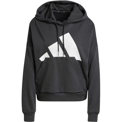 adidas Big Logo French Terry Hoodie - Schwarz adidas Big Logo French Terry Hoodie - Schwarz