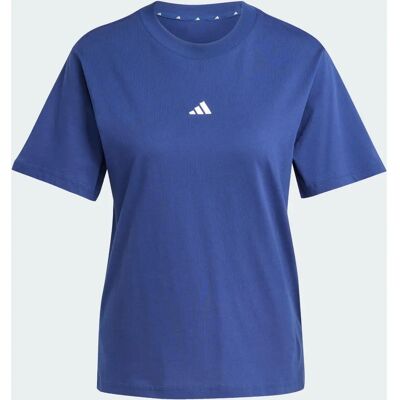 Adidas - Essentials Small Logo - Dark Blue - T-shirt Adidas - Essentials Small Logo - Dark Blue - T-shirt