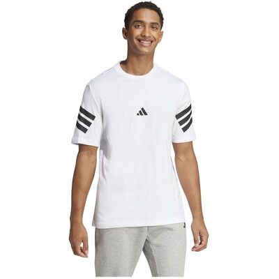 Adidas Weiß Modell FI 3S REG T-Shirt - Sportlich Adidas Weiß Modell FI 3S REG T-Shirt - Sportlich
