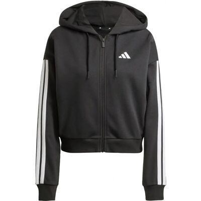 adidas Schwarzer Full-Zip French Terry Hoodie - Sportlich & Bequem adidas Schwarzer Full-Zip French Terry Hoodie - Sportlich & Bequem
