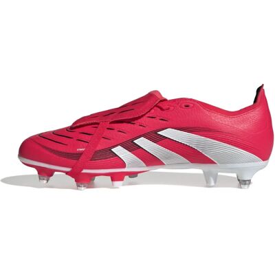 Chaussures de football adidas Predator League Fold-Over Tongue pour terrain mouillé - Rouge - Publicité Chaussures de football adidas Predator League Fold-Over Tongue pour terrain mouillé - Rouge - Publicité