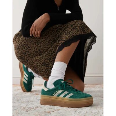 adidas Originals Gazelle Bold W - Leather & Retro Style Sneakers adidas Originals Gazelle Bold W - Leather & Retro Style Sneakers