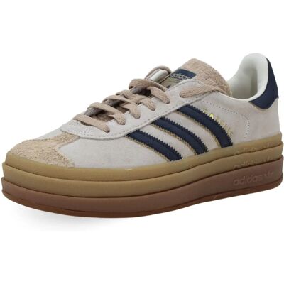 adidas Originals GAZELLE BOLD - Lædersneaker, Creme Hvid/Indigo/Beige - Sneakers adidas Originals GAZELLE BOLD - Lædersneaker, Creme Hvid/Indigo/Beige - Sneakers