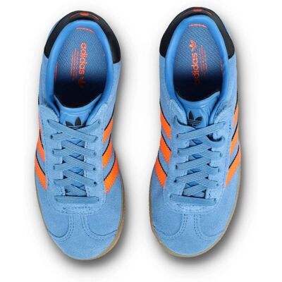 Παιδικό παπούτσι ADIDAS ORIGINALS GAZELLE - Ρετρό στυλ, δέρμα, ελαστικά κορδόνια Παιδικό παπούτσι ADIDAS ORIGINALS GAZELLE - Ρετρό στυλ, δέρμα, ελαστικά κορδόνια