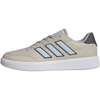 adidas Courtblock beżowe i jasno niebieskie sneakers - Buty adidas Courtblock beżowe i jasno niebieskie sneakers - Buty
